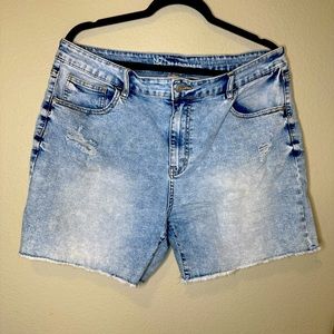 NoBo blue denim/jeans shorts in size 17 Juniors